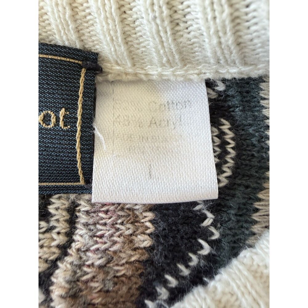 Vintage 90s Florence Tricot Coogi Style 3D Mens Cotton Blend Knit Sweater Large - Picture 4 of 6